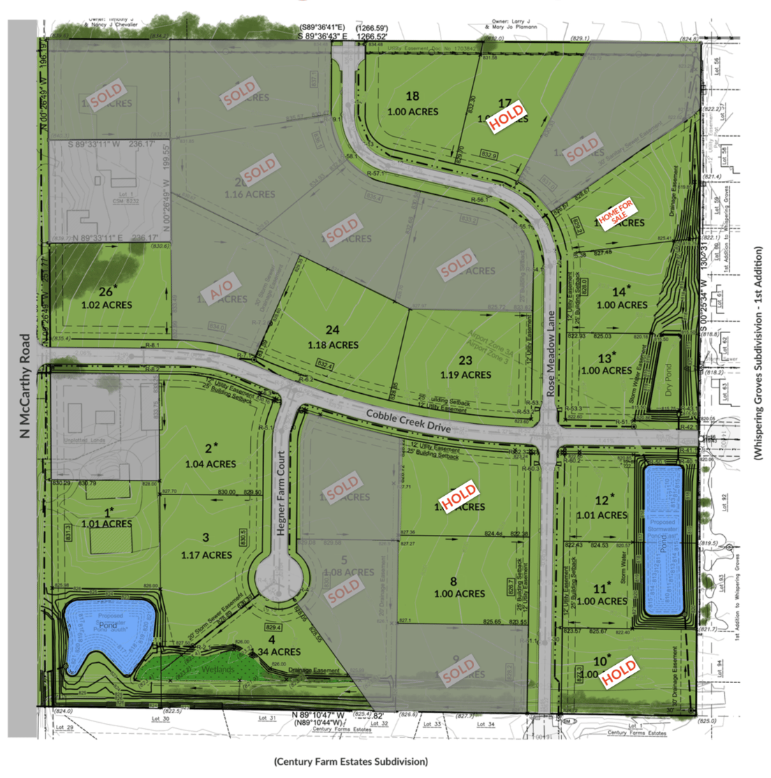 Auburn Estates Subdivision Town of Grand Chute, WI